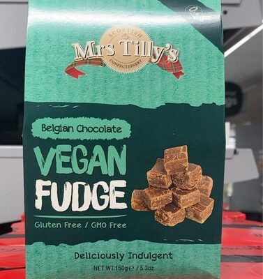 Belgian chocolate vegan fudge