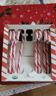 Organic candy canes