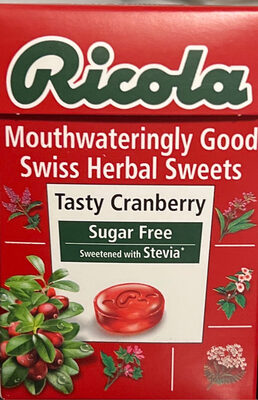 Swiss Herbal Sweets: Tasty Cranberry